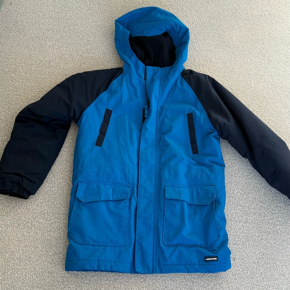 Lands End Kids Squall Waterproof Insulated Winter Parka- size M (10-12)